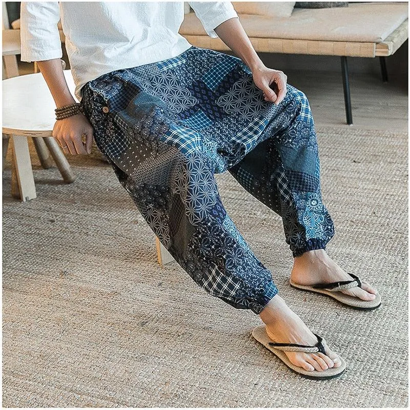 Boho Linen Harem Pants