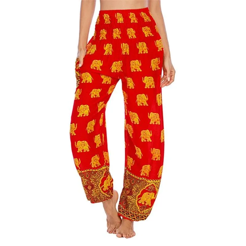 Boho Printed Harem Pants