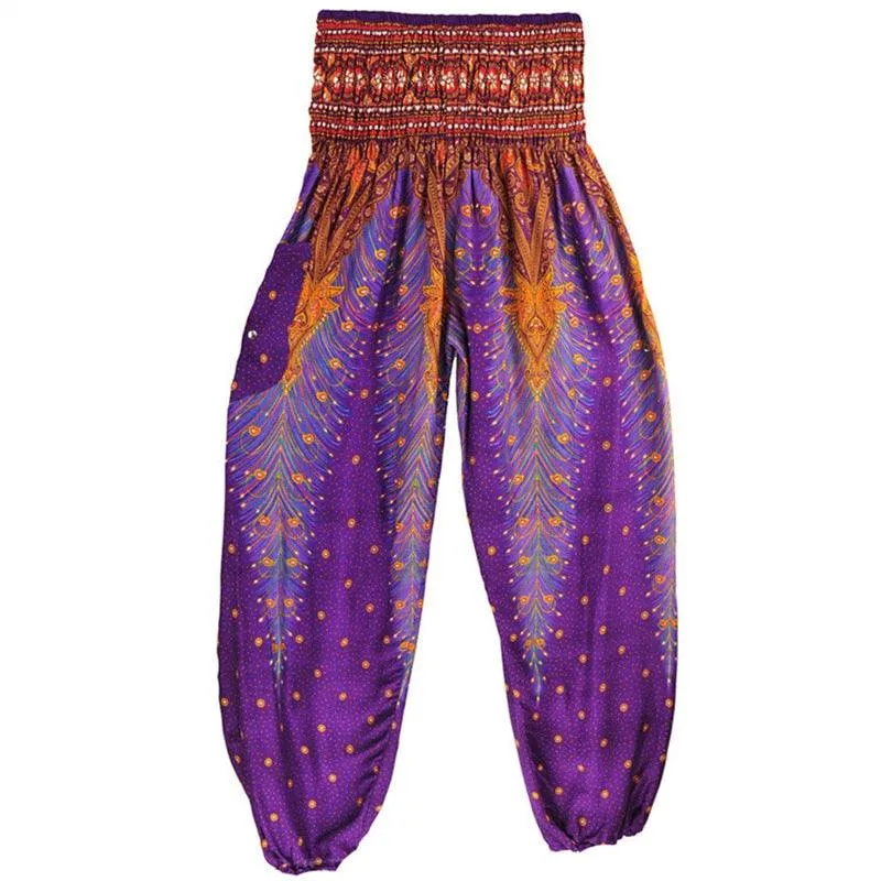 Boho Printed Harem Pants
