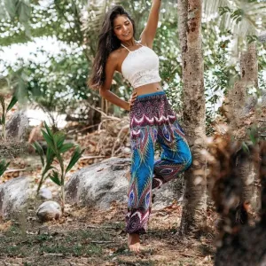 Boho Printed Harem Pants