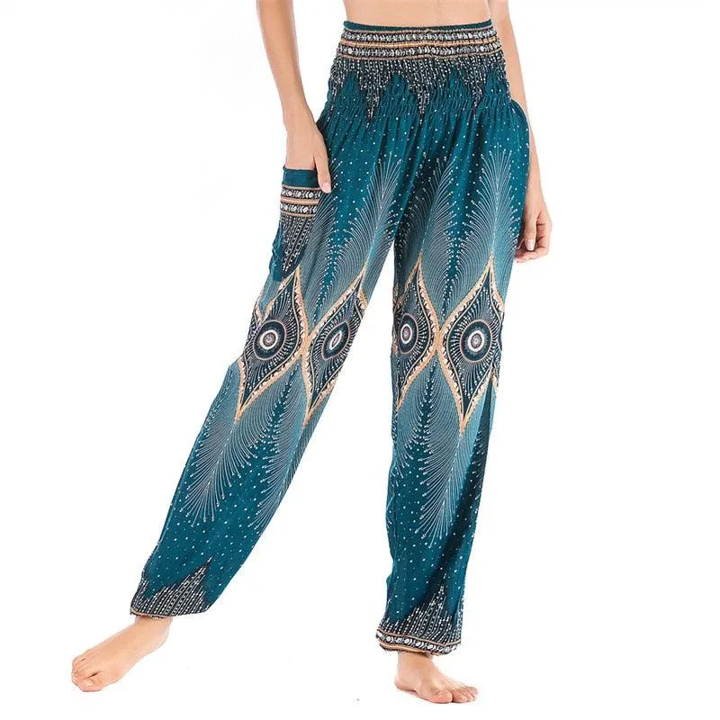 Boho Printed Harem Pants