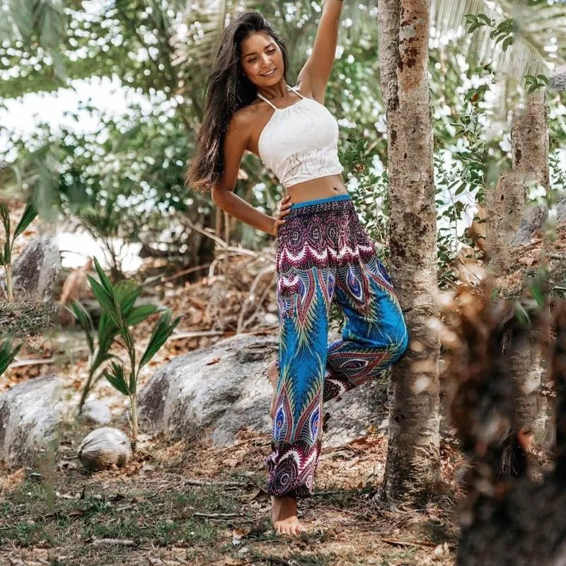 Boho Printed Harem Pants