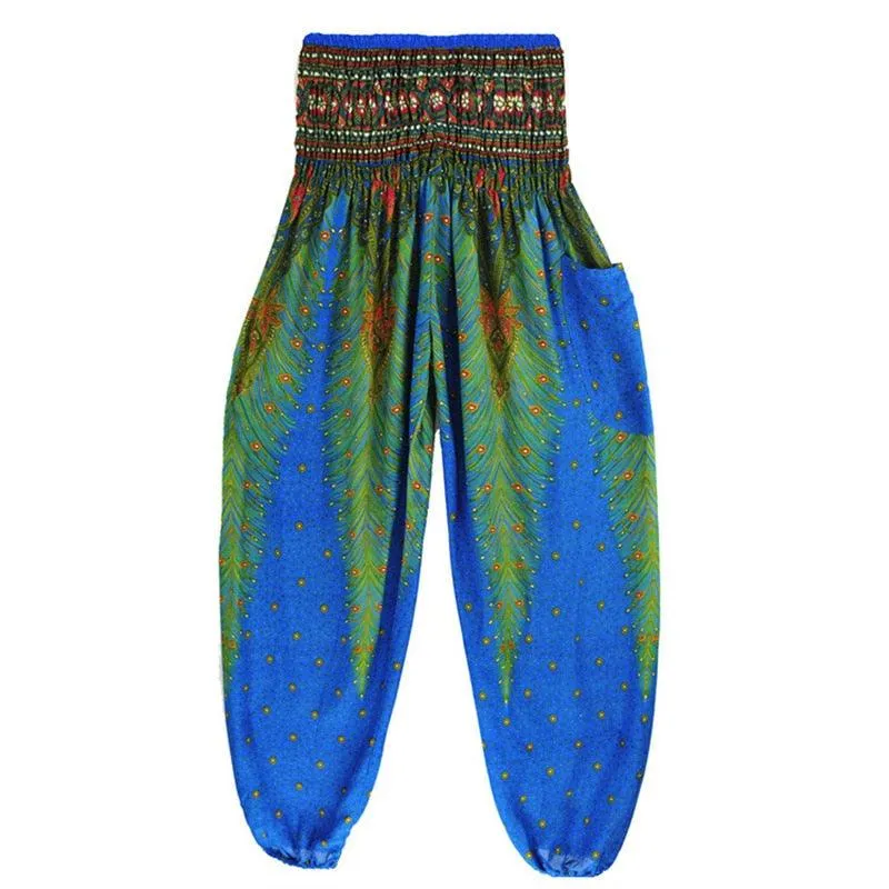 Boho Printed Harem Pants