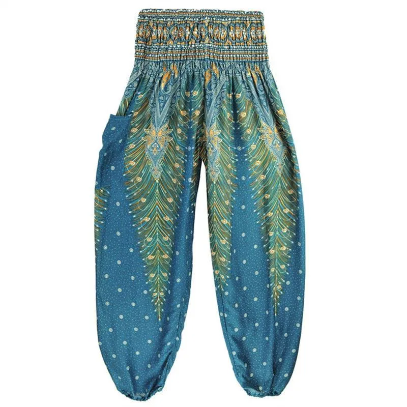 Boho Printed Harem Pants