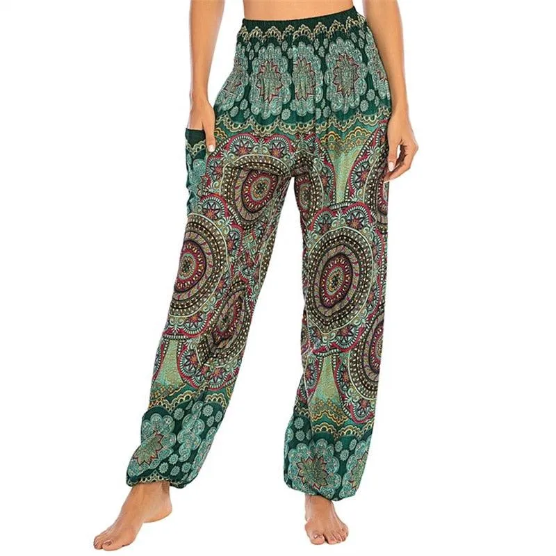 Boho Printed Harem Pants