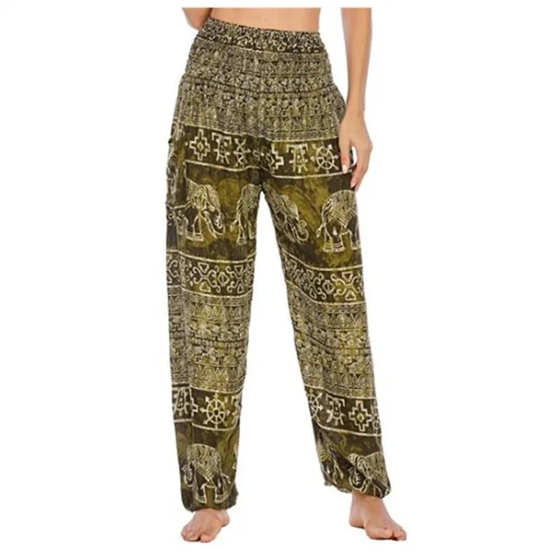 Boho Printed Harem Pants