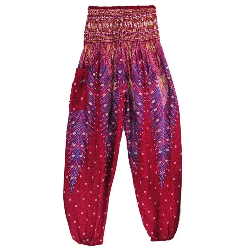 Boho Printed Harem Pants