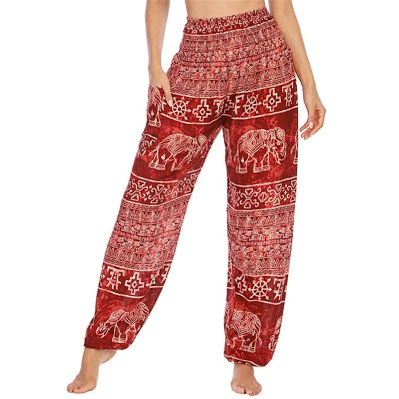 Boho Printed Harem Pants