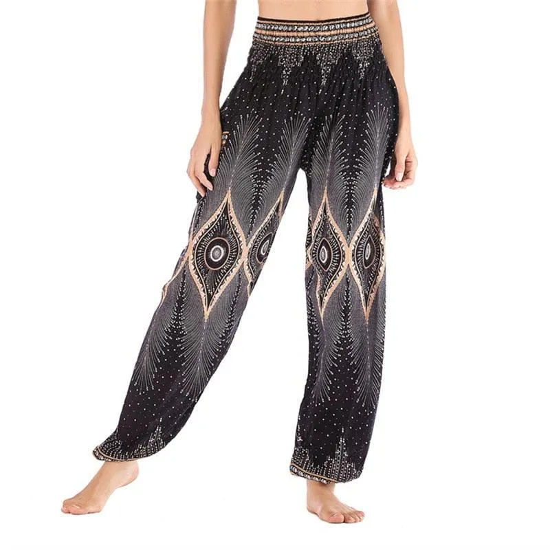 Boho Printed Harem Pants
