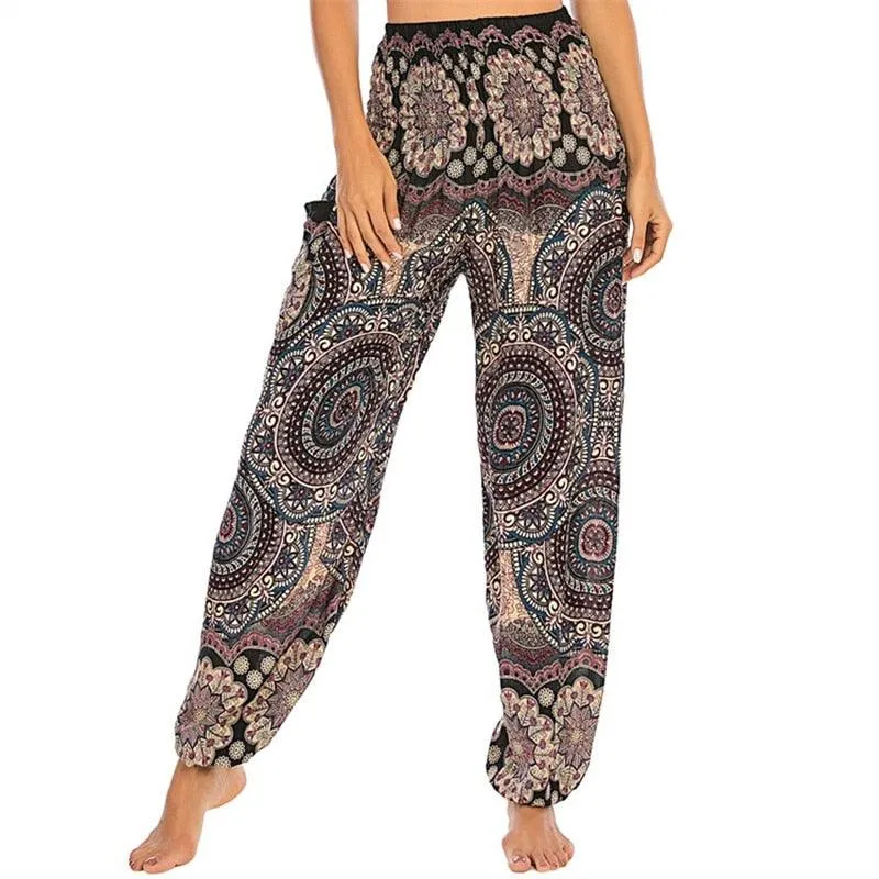 Boho Printed Harem Pants