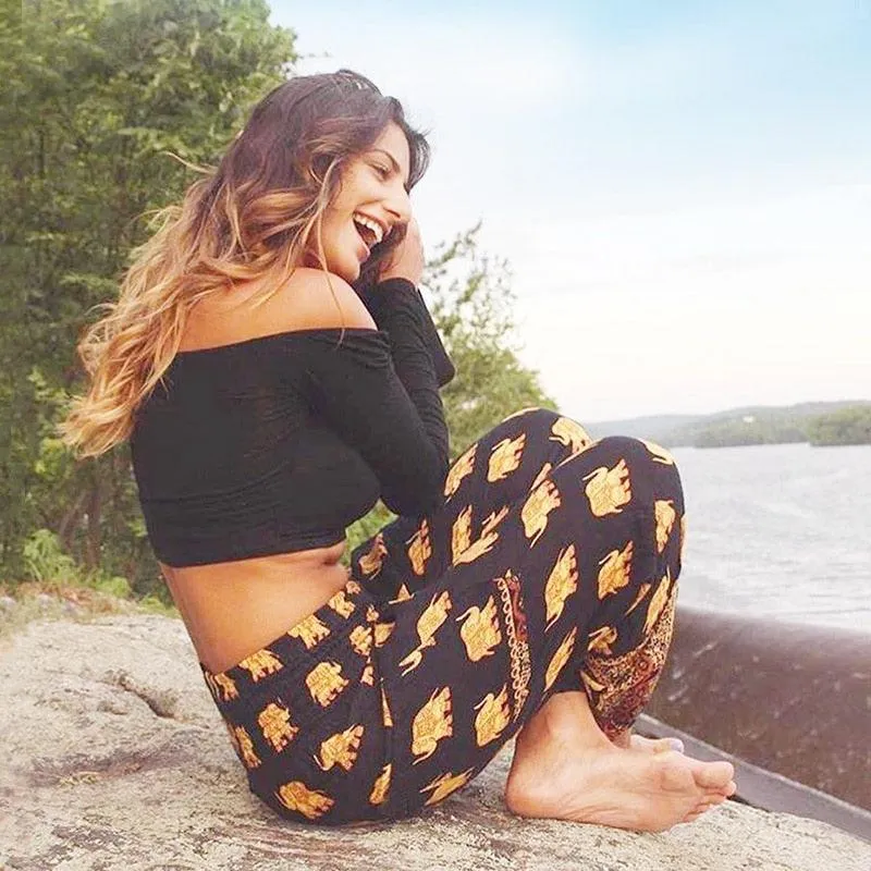 Boho Printed Harem Pants