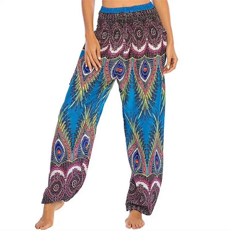 Boho Printed Harem Pants