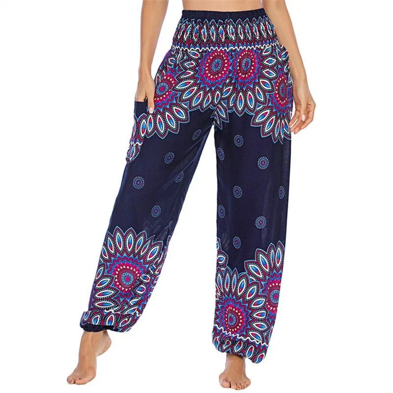 Boho Printed Harem Pants