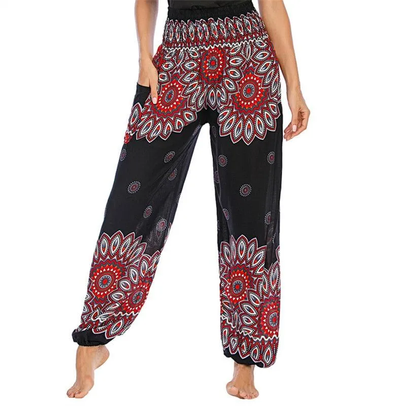 Boho Printed Harem Pants