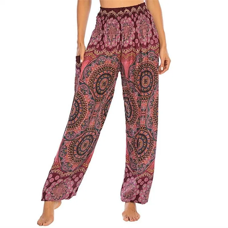 Boho Printed Harem Pants