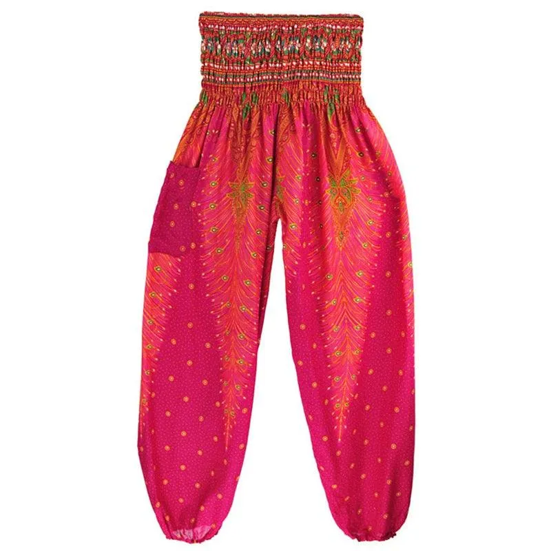 Boho Printed Harem Pants
