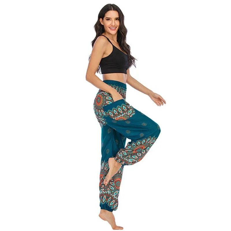 Boho Printed Harem Pants