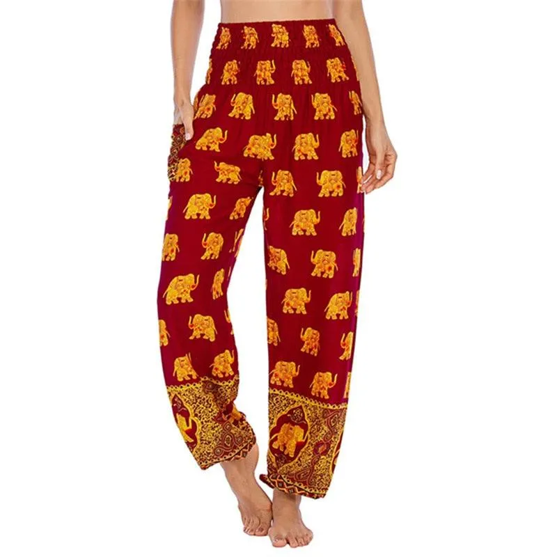 Boho Printed Harem Pants