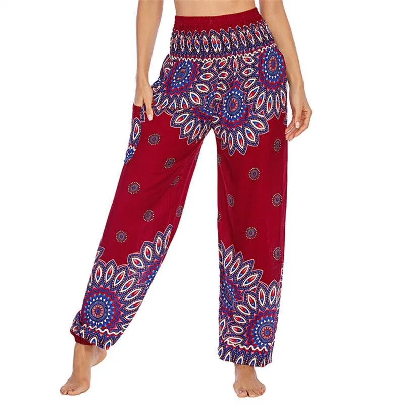 Boho Printed Harem Pants