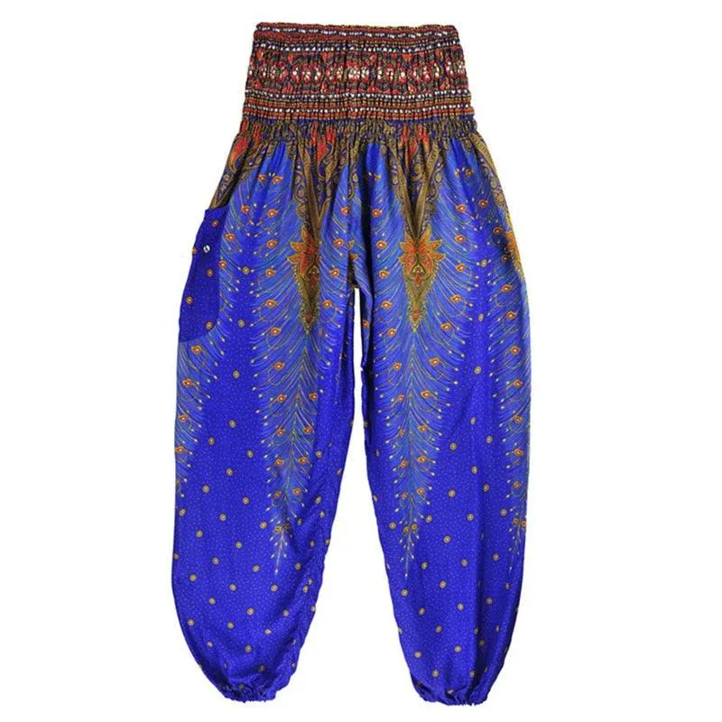 Boho Printed Harem Pants