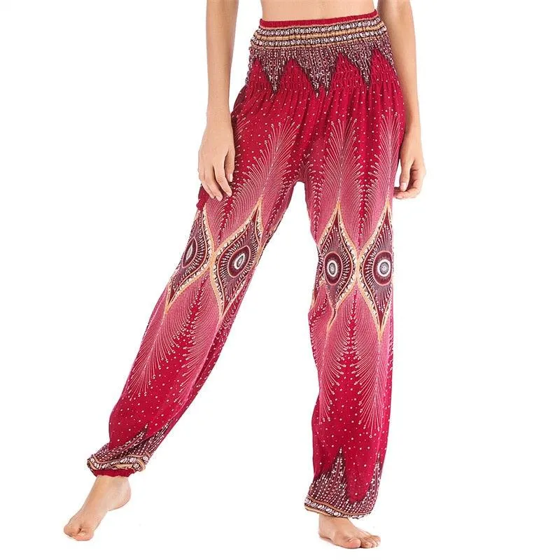 Boho Printed Harem Pants