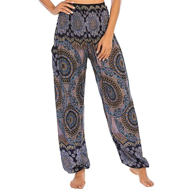 Boho Printed Harem Pants