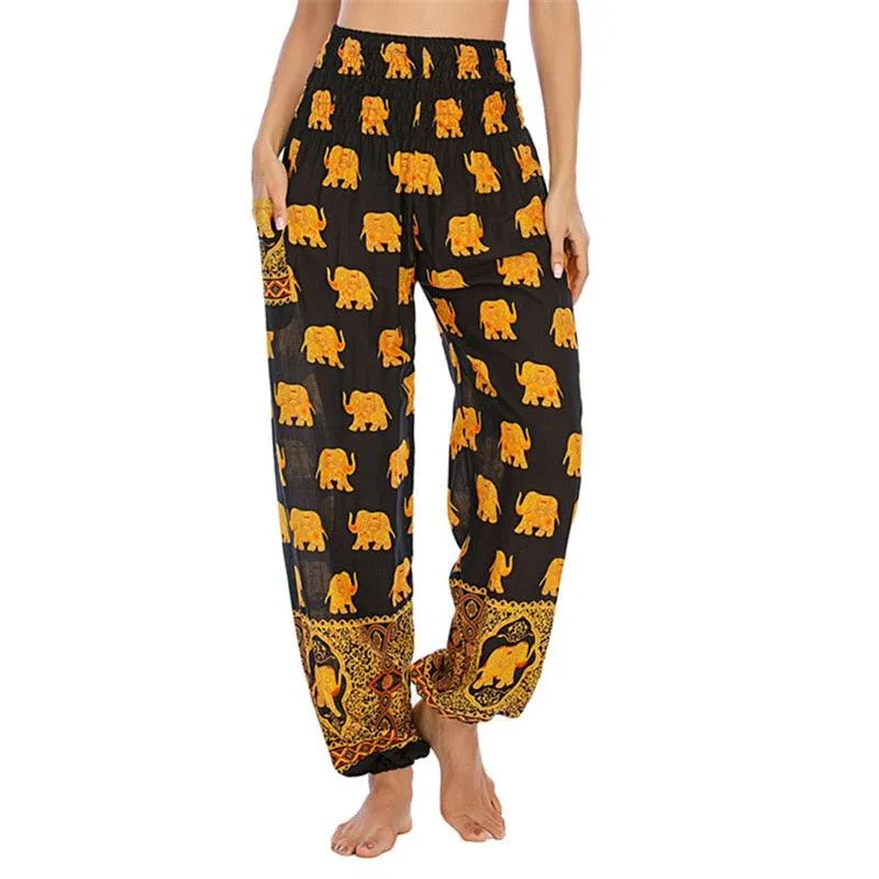 Boho Printed Harem Pants