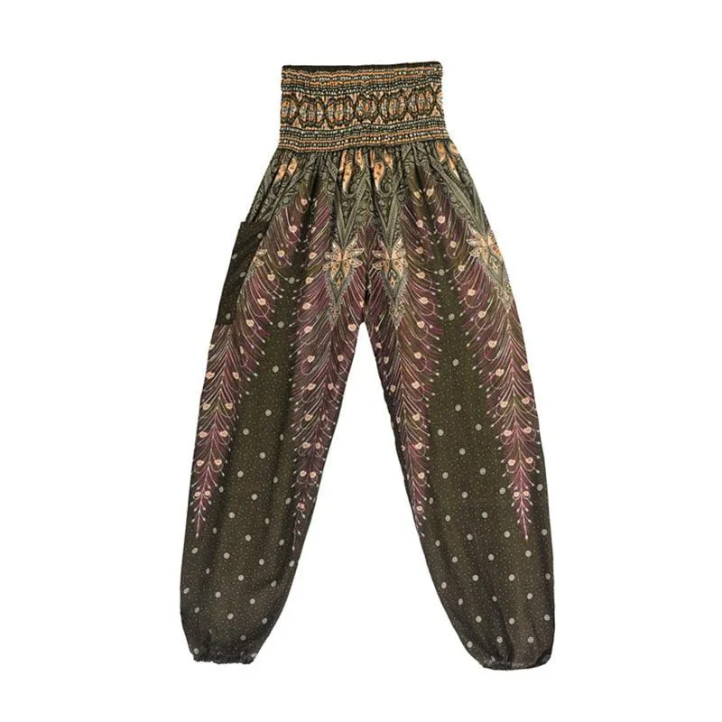 Boho Printed Harem Pants
