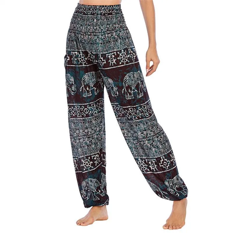 Boho Printed Harem Pants
