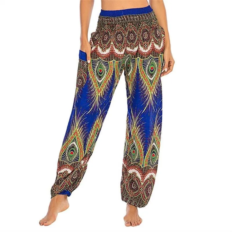 Boho Printed Harem Pants