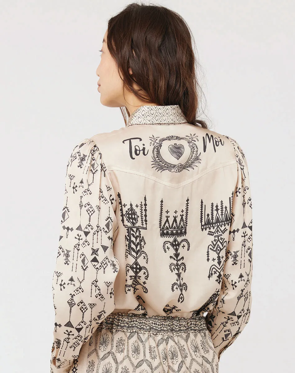 Grace Western Blossom Shirt