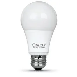 LED Light Bulbs, A19, Warm White, 800 Lumens, 8.8-Watts, 4-Pk.