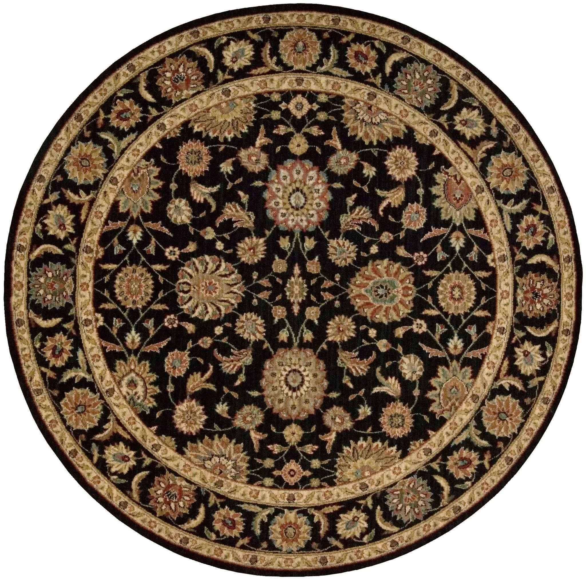 Living Treasures LI05 Black Rug