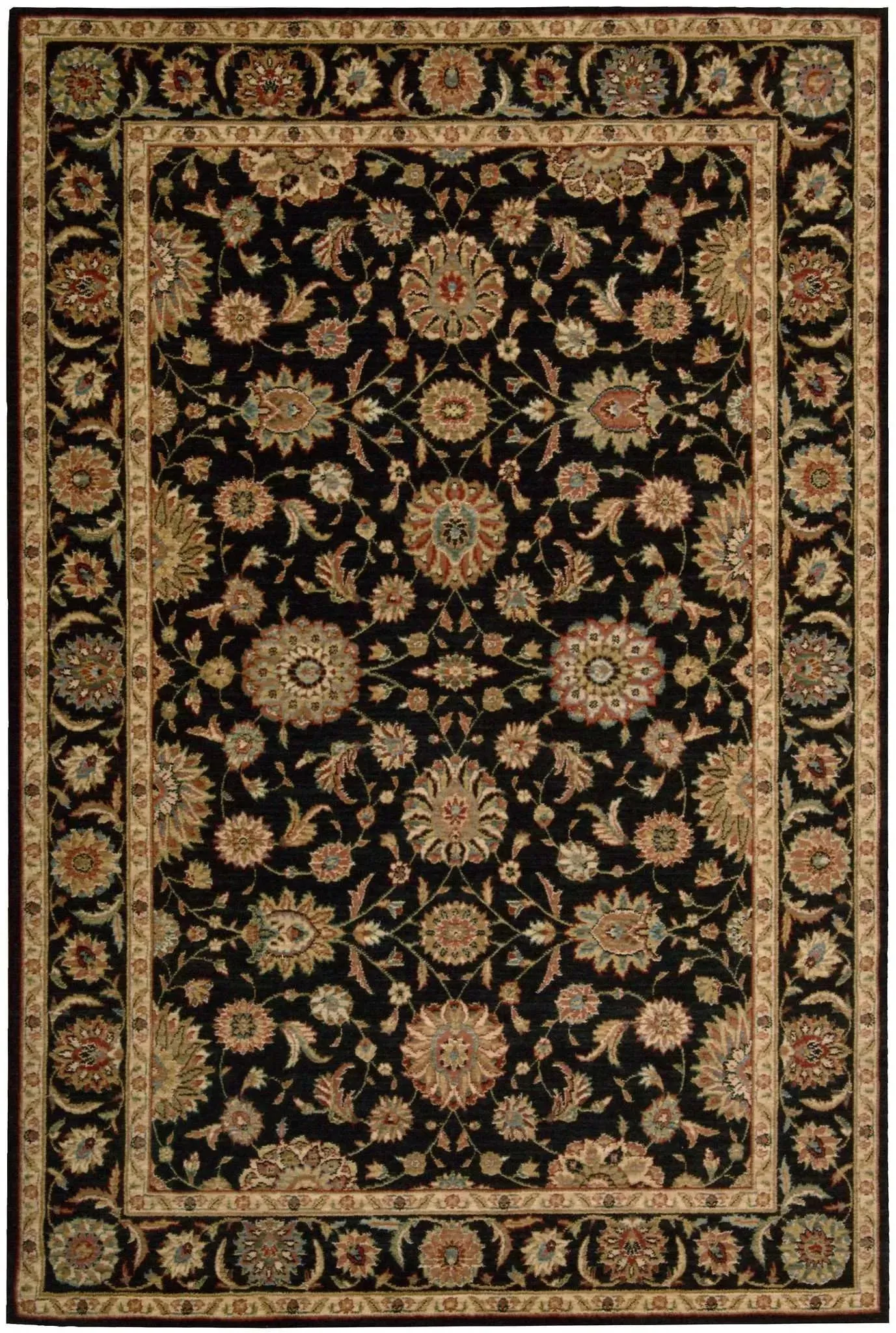 Living Treasures LI05 Black Rug