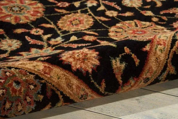 Living Treasures LI05 Black Rug