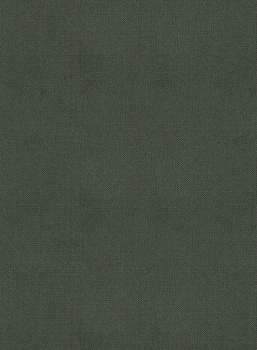 Napolean Military Green Wool Tuxedo Jacket