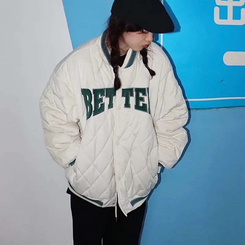 "BETTER" Padded Button-Down Jacket