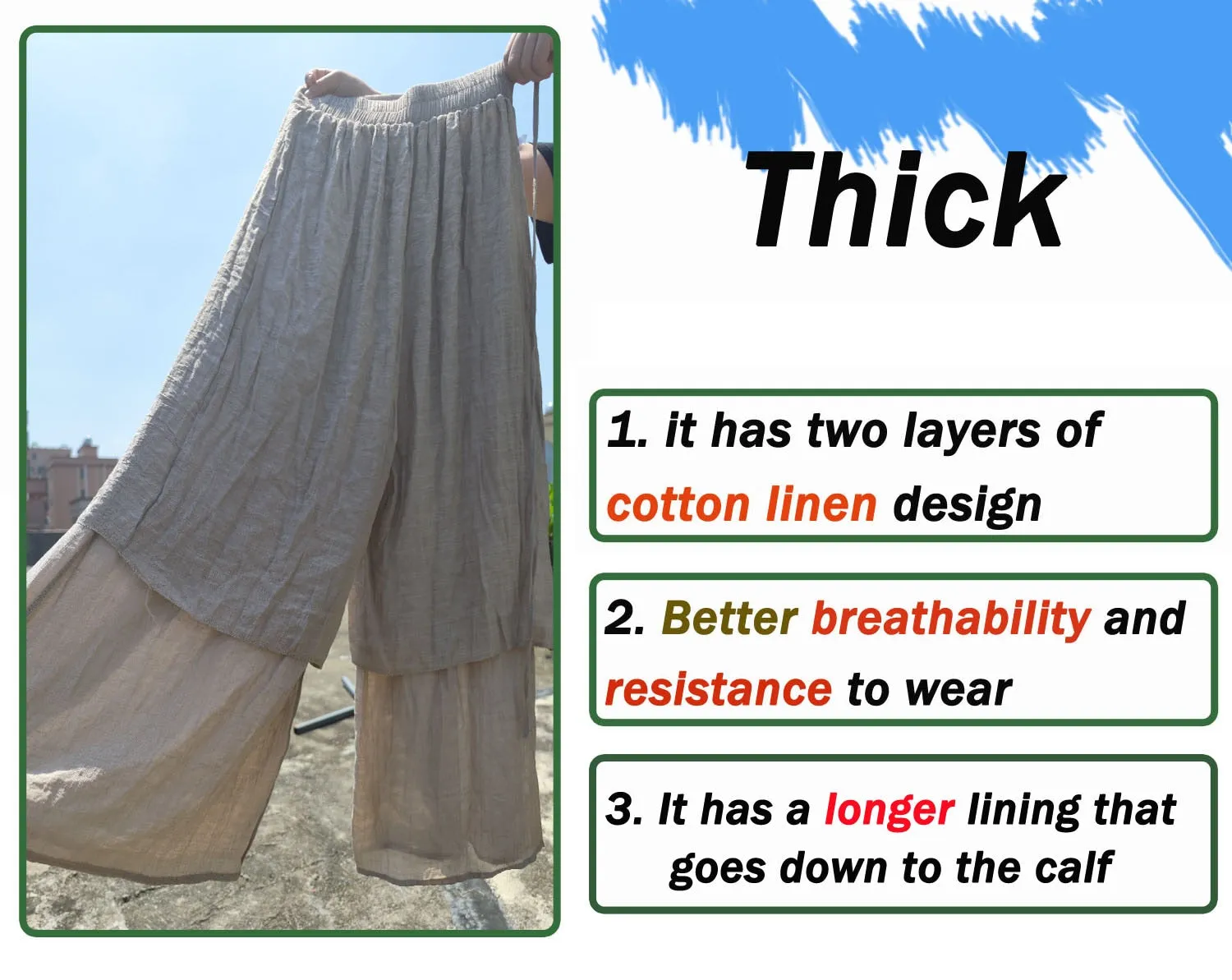 Summer Baggy Boho Pants