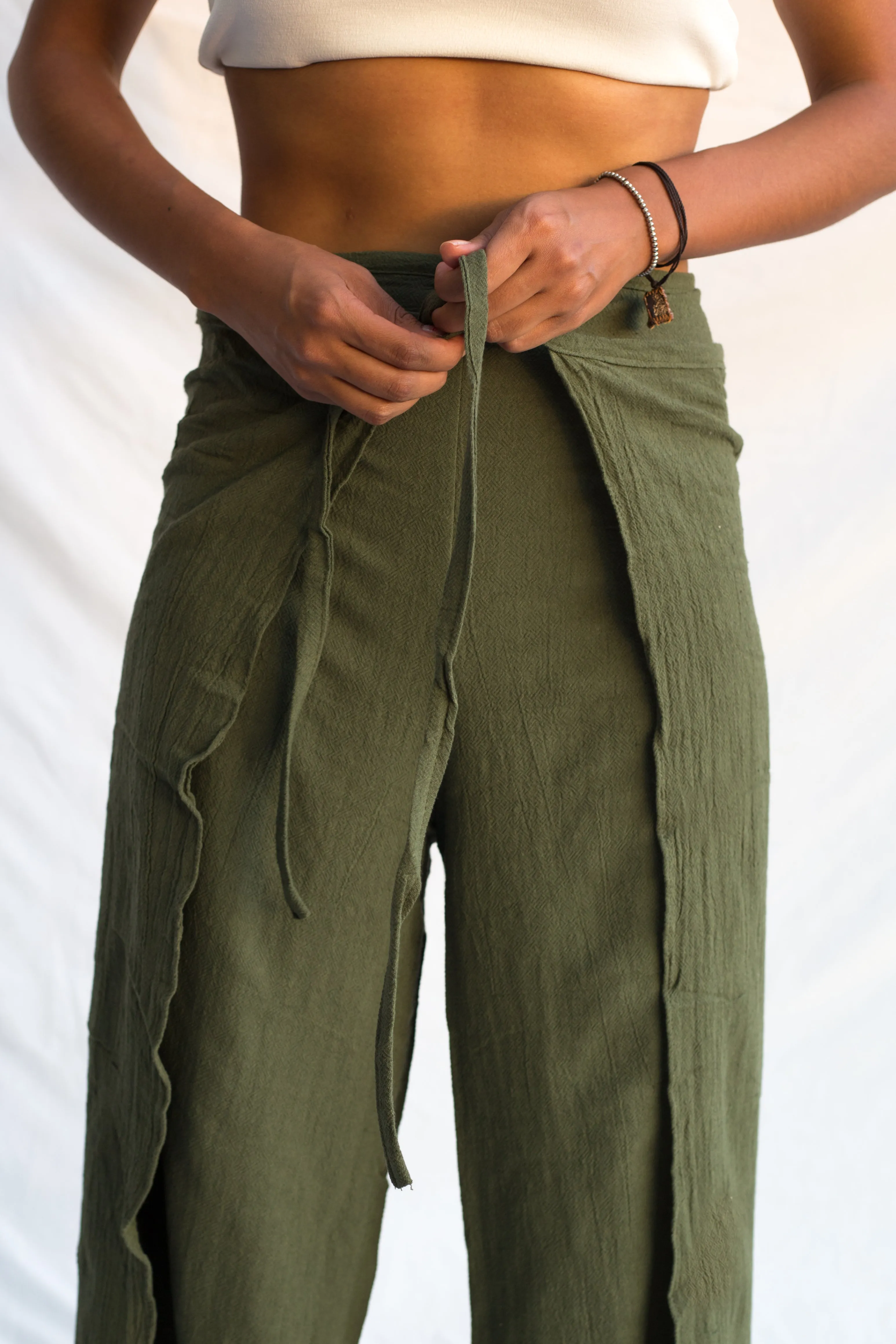 Unisex Handmade Beach Pants DHARA Organic Cotton, more colors
