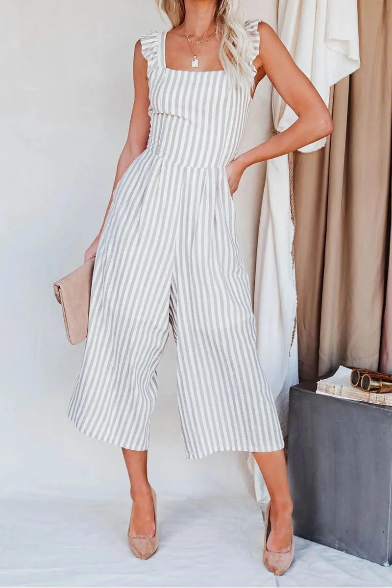 Well Behaved Printed Trendy Pocketed Tie Romper