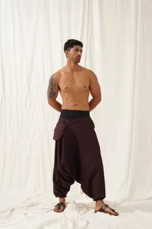 Wine Boho Pants