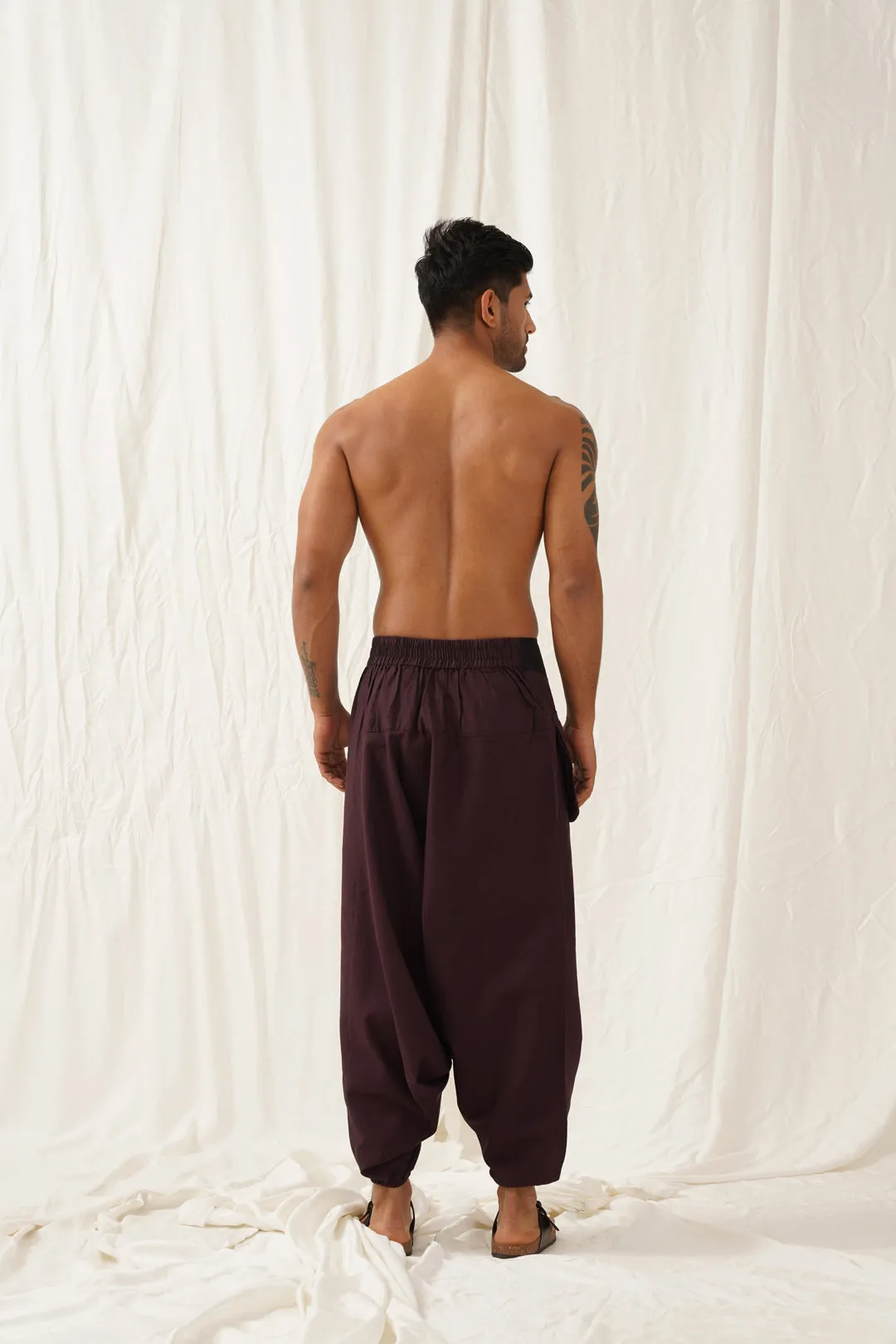 Wine Boho Pants