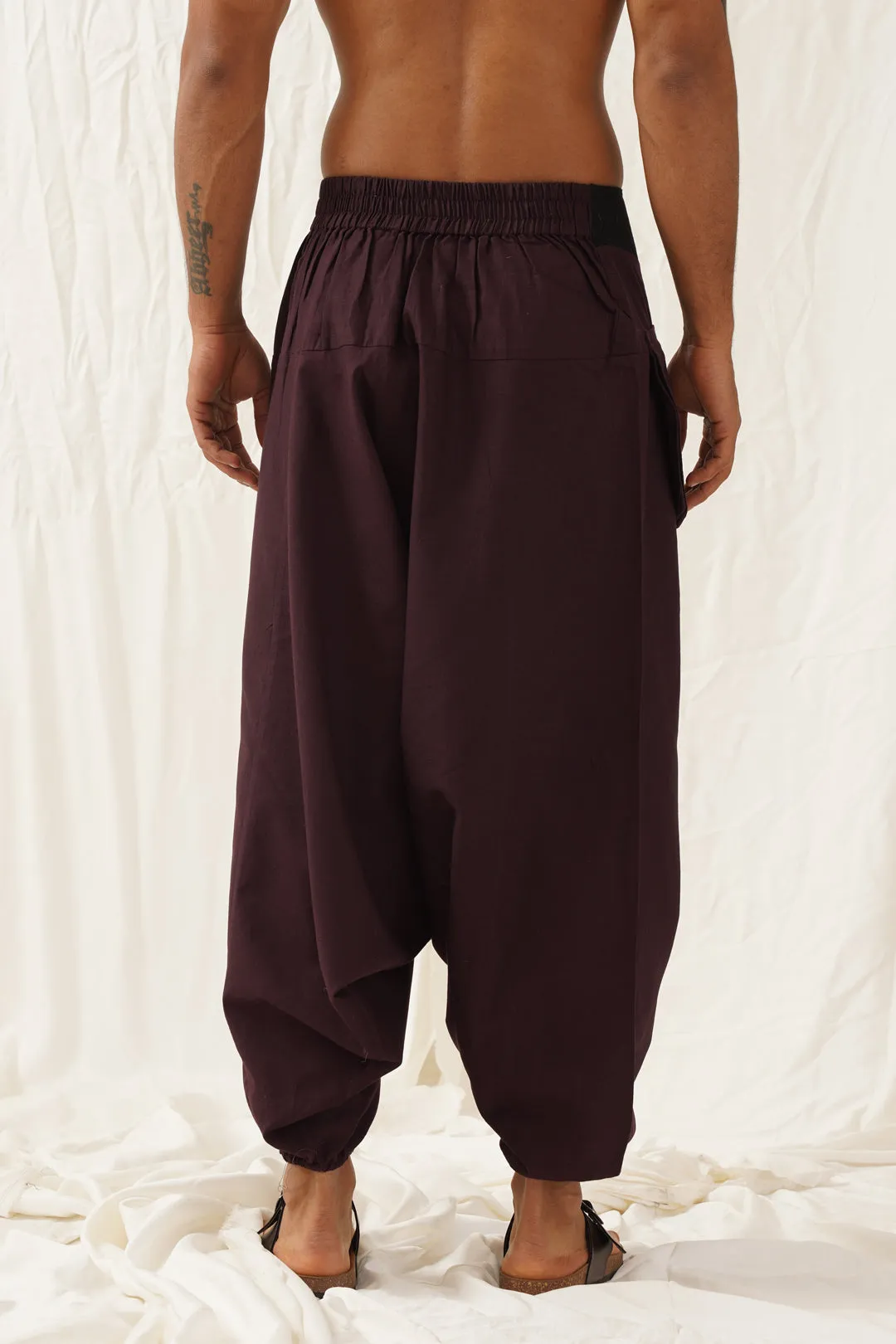 Wine Boho Pants
