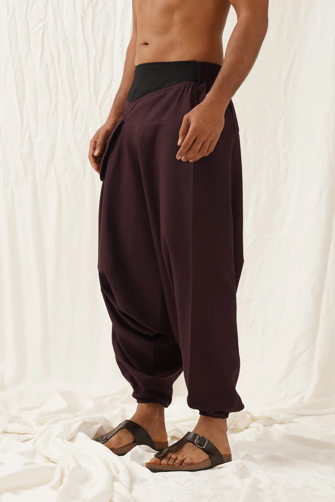 Wine Boho Pants