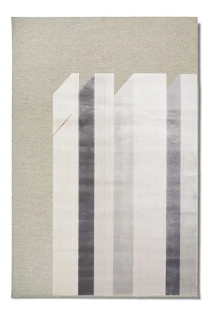 Wool & Bamboo Silk Rugs and Carpet "Mille Feuille" by Rafael Parga